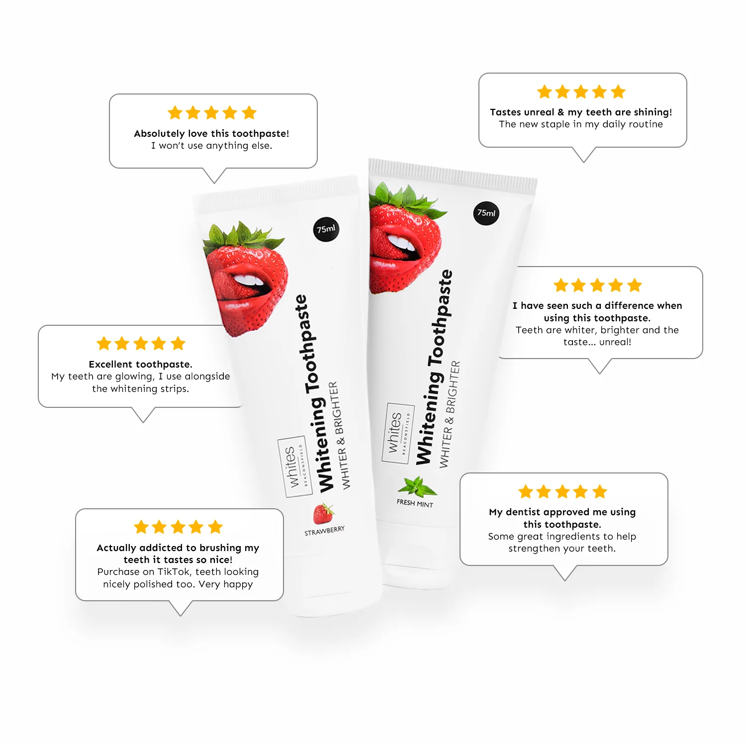 Teeth Whitening Toothpaste Fresh Mint - Image 4
